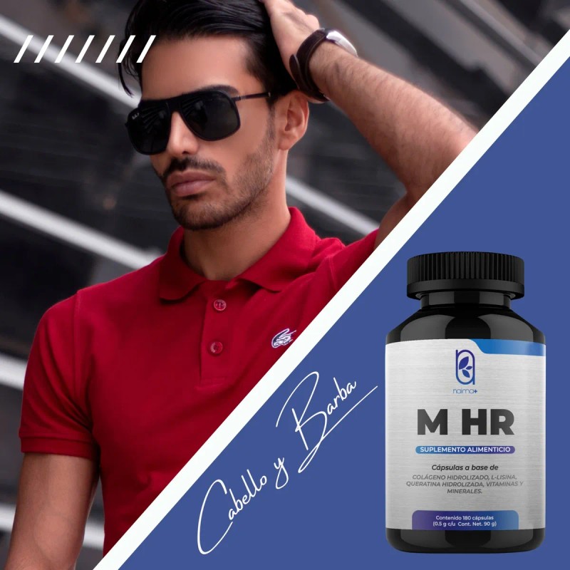 Vitaminas Cabello Y Barba Hombres 180cáps | Men's Hr |