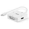 LINDY Mini DisplayPort 1.2 to HDMI DVI and VGA Converter
