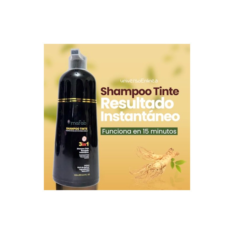 1 Champú para Teñir El Cabello 3 en 1 |