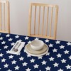Fabric Textile Products | Navy Freedom Stars Tablecloth | 4th