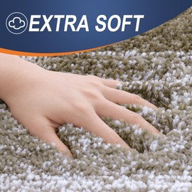 OLANLY Bathroom Runner Rugs 59x24, Extra Soft Absorbent Microfiber Bath Rugs, Rubber Backing, Quick Dry, Machine Washable Bath Mats for Bathroom Floor, Tub and Shower, Home Decor Accessories, Coffee