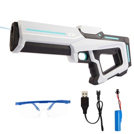 Electric Water Gun with Auto-Suction, 32FT Long-Range Spray & Expandable Bottle Capacity