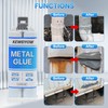 Metal Repair Glue, 2 Part Liquid Welding Glue, 1.76oz High-Temperature