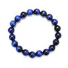 Happy Bomb Indigo Blue Tiger Eye, Large, 0.4 inches (10