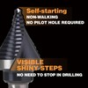 Jerax tools M35 HSS 7/8 Inch Step Drill Bit, Single