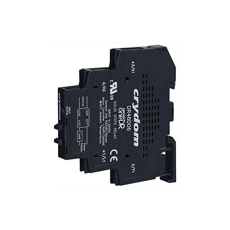 Crydom DR10D06 RELAY; SOLID STATE, 100VDC/6A, 4-32VDC IN, 11MM, DR