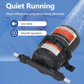 Pre-Pressurized Accumulator Tank, 0.75L Max 125PSI, 1/2 MNPT Port Fitting,Suitable for RV, Boat, Travel Trailer, Caravan