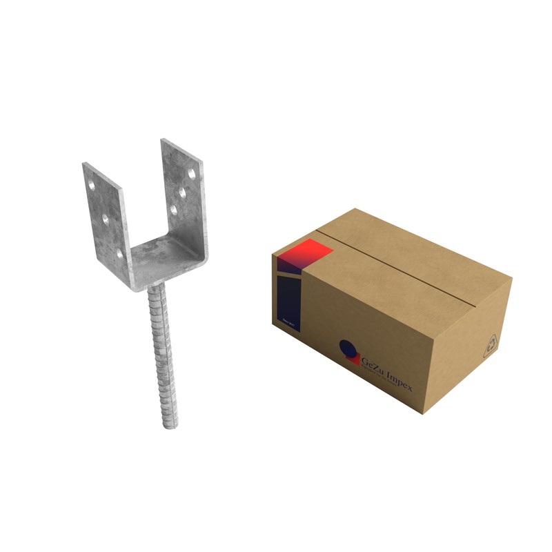 GeZu Impex® U-Post Support 101 mm U-Shape with Stone Pin