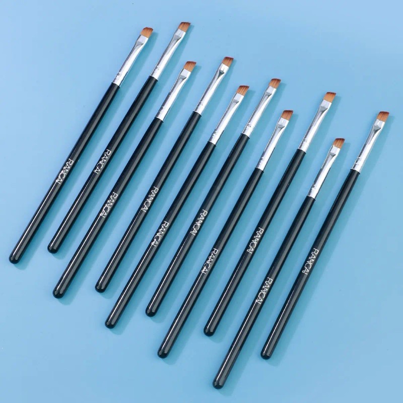 3 Pinceles Angulares Para Cejas, Herramienta De Maquillaje