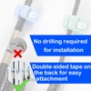 White 6-Pack Fishing Rod Holders for Garage, Wall, Boat, No-Drill
