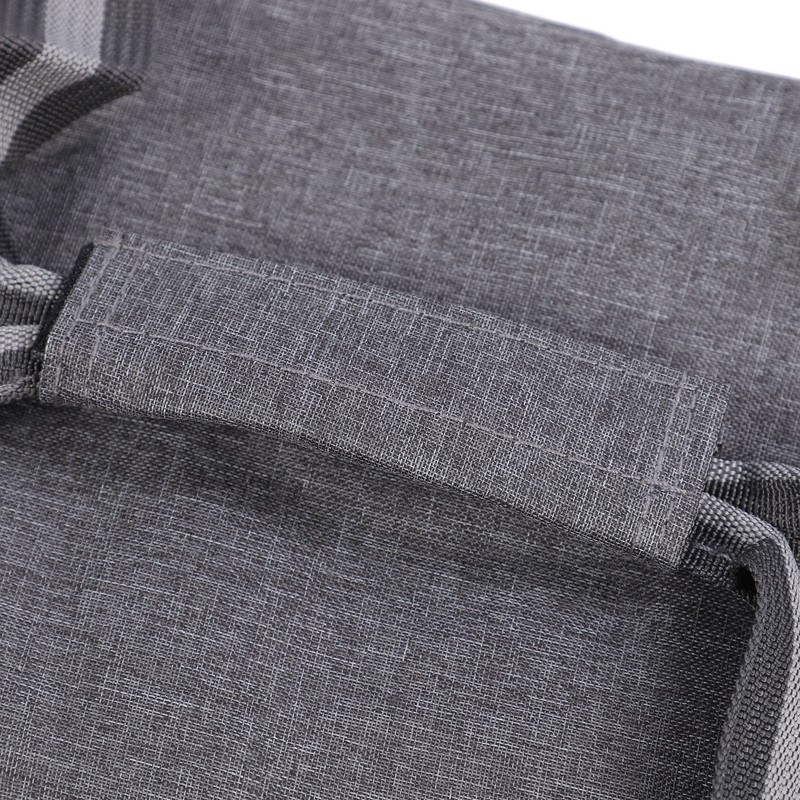 Insulated Lunch Bag Grey Oxford Cloth 15L High Capacity Insulated