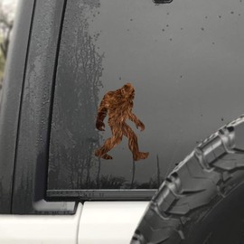 Bigfoot Sasquatch Laminated Vinyl Decal Sticker | 5.5-Inch by 4-Inch | Custom Overlay Sticker Series (PD3194)