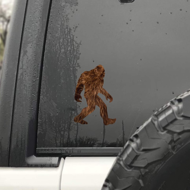Bigfoot Sasquatch Laminated Vinyl Decal Sticker | 5.5-Inch by 4-Inch