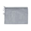 MUJI OHG89A3S Polyester Double Zipper Case Gray L