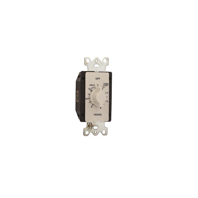 A Series Springwound Auto Off in-Wall Time Switch with Hold,