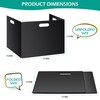 24 Pcs Privacy Folders for Students Waterproof Privacy Shields for