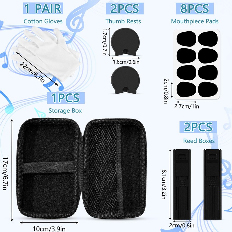 Boao 23 Pcs Clarinet Cleaning Kit All in One Accessories
