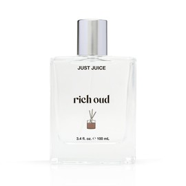 Just Juice Rich Oud Eau de Parfum - Oud Perfume for Women and Men - Bergamot, Saffron, and Amber Perfume - Rich and Woody Scent - 3.4 oz
