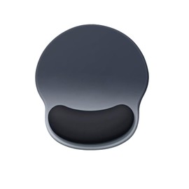 マウスパッド リストレスト付き マウスパッド 手首クッション 滑り止め手首サポート 人間工学に基づいた 手首置き 疲労軽減 やさしい リストレスト 洗える 耐久性良い （ブラック＆ブルー）