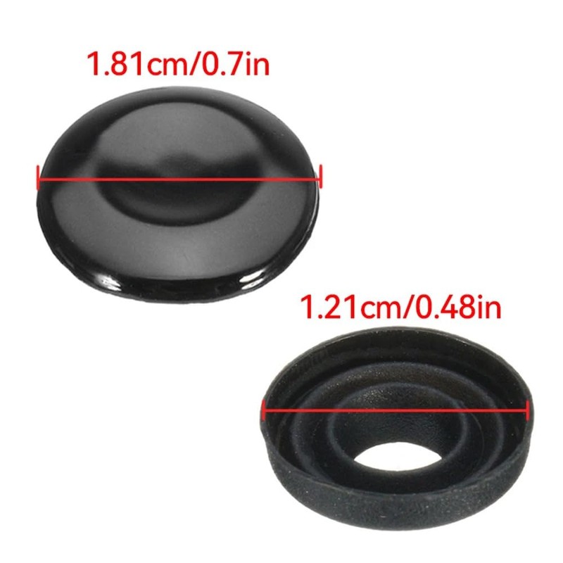 Black Matt & Gloss MMI Joystick Knob Button Cover Repair