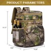 Laripwit 54 Cans Backpack Cooler Insulated Leak-Proof Camo Cooler Backpack
