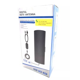 4K UltraHD Digital Full HDTV Antenna 4K Ultra HD AN-5004 Black Over 200 Mile Range
