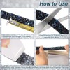 uxcell 4 Yards Resin Rhinestone Ribbon, Self-Adhesive Bling Crystal Ribbon