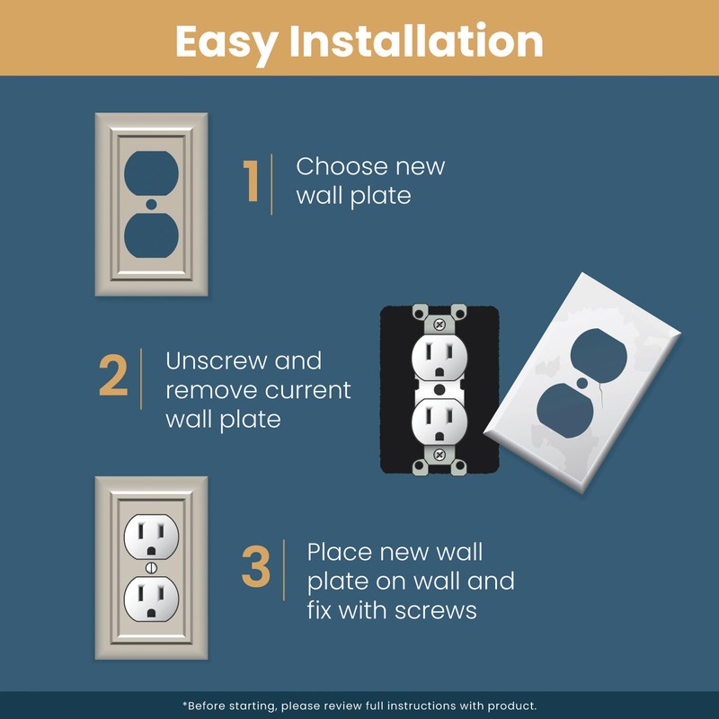 Franklin Brass Classic Architecture (1-Pack) Decorative Light Switch Cover Wall