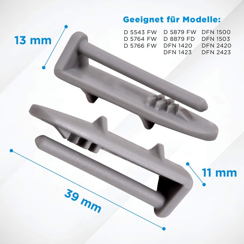 VIOKS Set of 2 Replacement Rail Stops for Acelik Beko