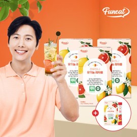 Haruhana Organic Spanish Lejamong Lemon Grapefruit Juice 3+1 Box (56 pouches) / 100% NFC Lemon Grapefruit Pressed / 하루하나 유기농 스페인산 레자몽 레몬자몽즙 3+1박스 (56포)  100% NFC 레몬 자몽 착즙