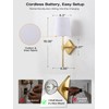 CLOUDY BAY 10000mAh Battery Operated Wall Sconces,Up to 100 Hours