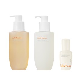 SULWHASOO CLEANSING BUNDLE - Gentle Cleansing Oil & Gentle Cleansing Foam & First Care Activating Serum VI Bundle, Deeply Cleanse, Hydrate, and Strengthen Skin Barrier