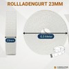markiso® Rolladengurt 23mm x 6,5m – verstärkte Webkante, UV- &