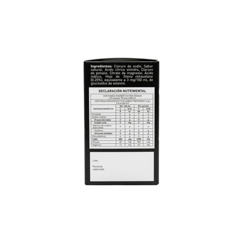 X-GEAR R-GAIN Polvo Con Electrolitos, con Stevia Rebaudiana, 10 Sobres,