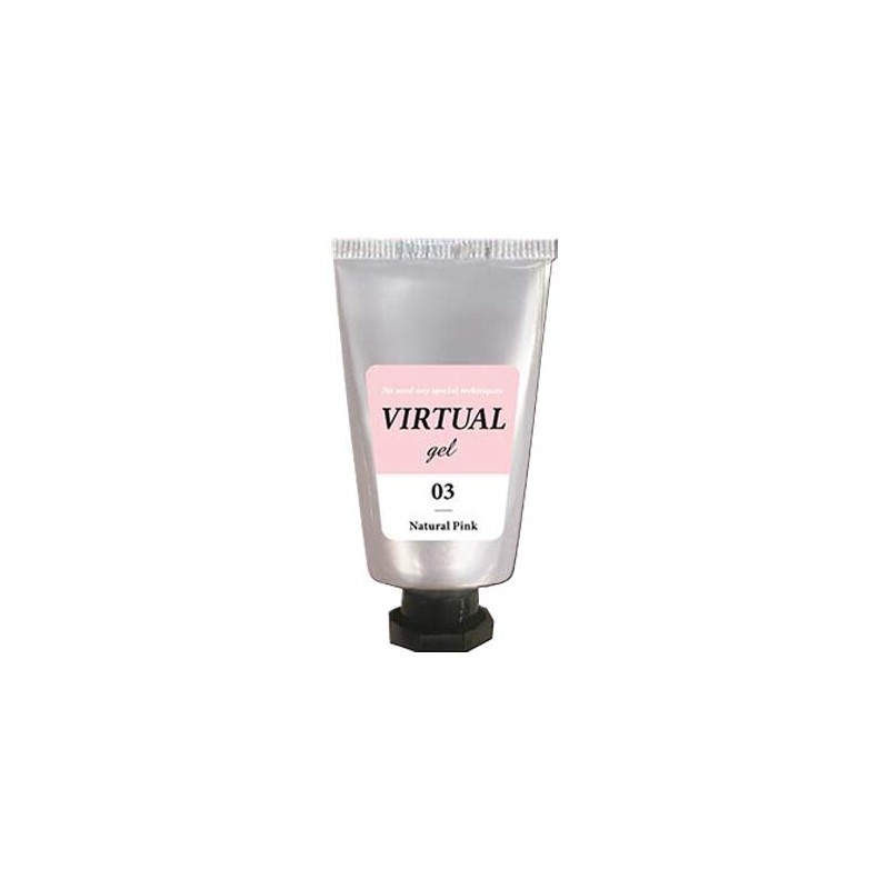 Beauty World VTG1503 Virtual Gel, Natural Pink