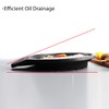 D1KOREA Stovetop Korean BBQ Grill Pan, 15 inch, Cast Aluminum,