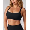 UNISSU Hugcurve Adjustable Sports Bra Square Neck Wireless Padded Yoga
