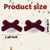 Fluffy Christmas Hair Bow Clips Cute Christmas Bow Hair Accessories