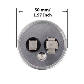 BOJACK 140 uF ±5% 140 MFD 250 V CBB65 Round Run Start Capacitor for AC Motor Run or Fan Start and Cool or Heat Pump Air Conditione