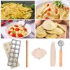 5 Pcs Ravioli Mold Set with 12 Holes, Dumpling Maker