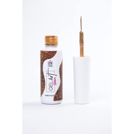 ONE SHOT LACCOVER - GEL ART GLITTER COLLECTION, Gel Painting Para Diseño de Uñas, 6 Tonos Distintos de 8 mL. c/u.