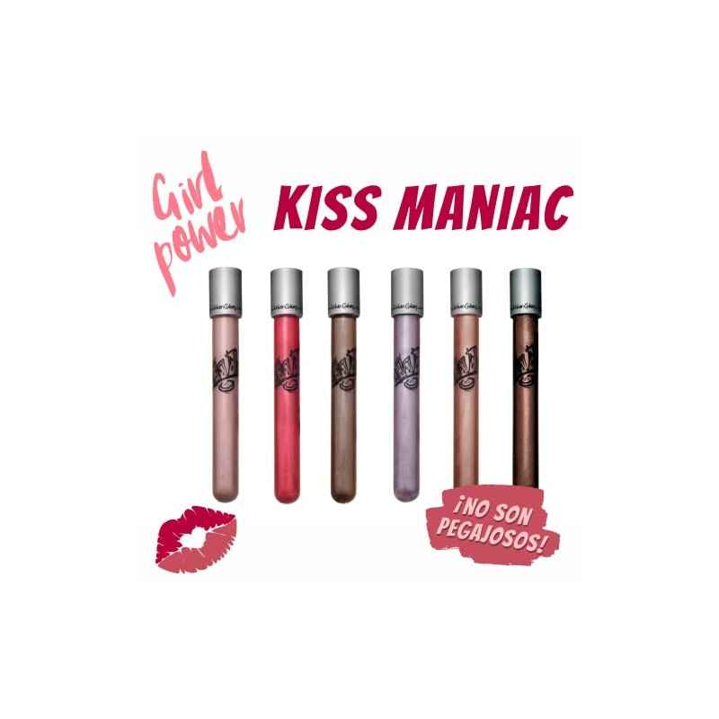URBAN COLORS KISS MANIAC lipstick liquido (lip gloss) brillo labial