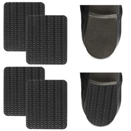 COMNICO Shoe Heel Pads, Shoe Heel Repair Kit 4 Pcs Adhesive Stickers Anti Slip Thickness Cushion Sole Stick Protector Replacement Kit for Repair Leather Shoes