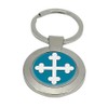 Heraldic Cross Bottony Key Ring