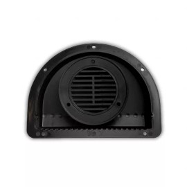 Alliance Injection Molding ToughGrade RV ATV Cargo Trailer Side Air Vent Black