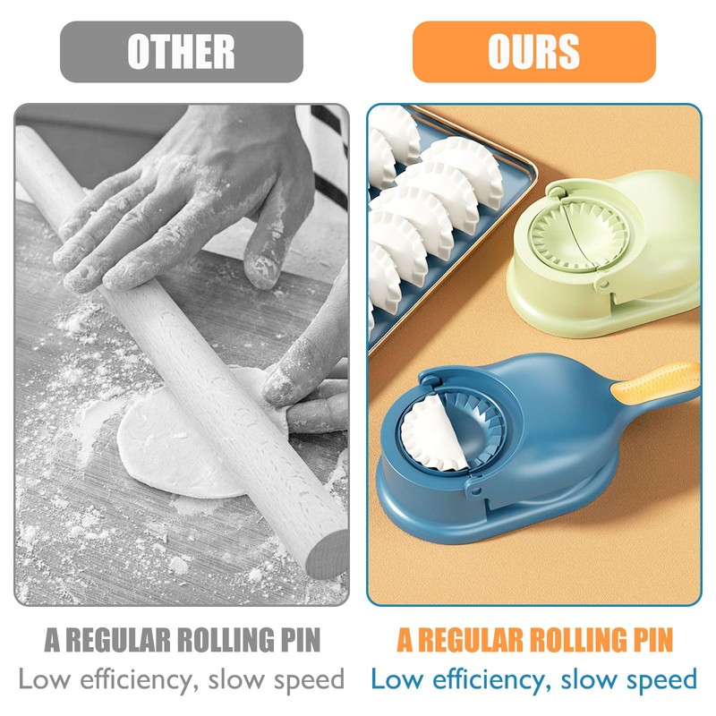 Dumpling Maker, Dumpling Maker, 2-in-1 Dumpling Shape Printing Dumpling Moulds,