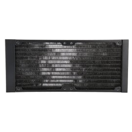 Zunate 12 Tube Heat Exchanger Cooler, G1/4 Thread Copper Rib Water Cooler Tube for PC CPU Water Cooling System Computer (240 mm)