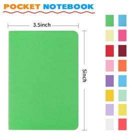 CoZyden 64 Pack Small Pocket Lined Notebook Bulk 3.4 X 5 Inch Mini Journals Set Colorful Cover Notepads for Kids, 30 Sheets/60 Pages