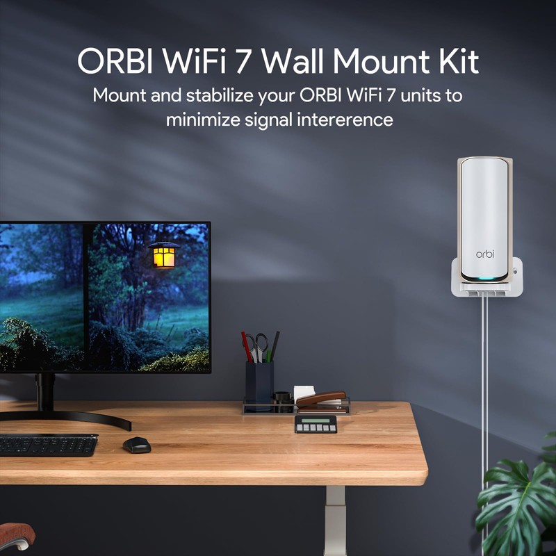 Wall Mount for Orbi WiFi 7 Router - Compatible with