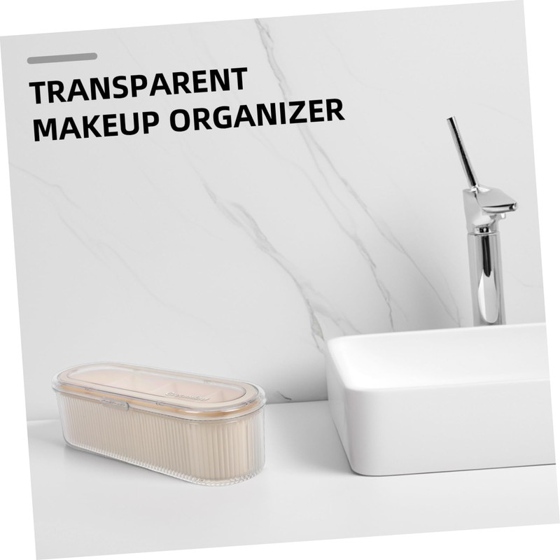 Gatuida Makeup Sponge Case with Lid Compartment Makeup Organizer for